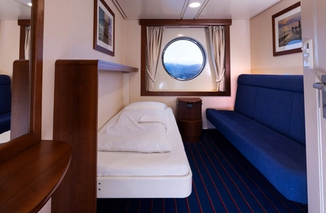 2-Bett Aussenkabine zur Einzelbelegung (Aufpreis 200€ p.P.)