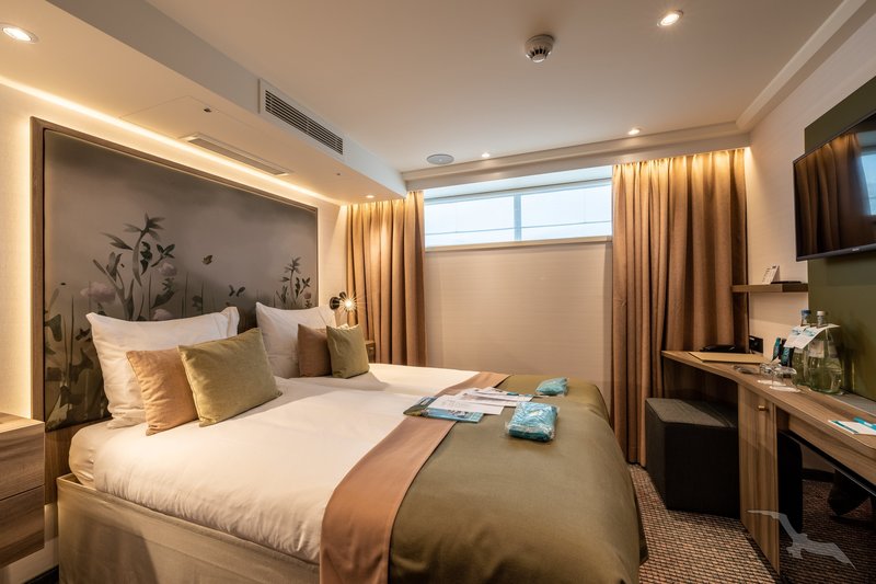 C - Einzelbelegung Zweibett Außenkabine (Doppelbett) Neptundeck