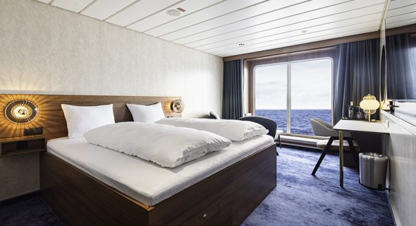 Nordic Deluxe-Außenkabine mit Doppelbett (NDLX)